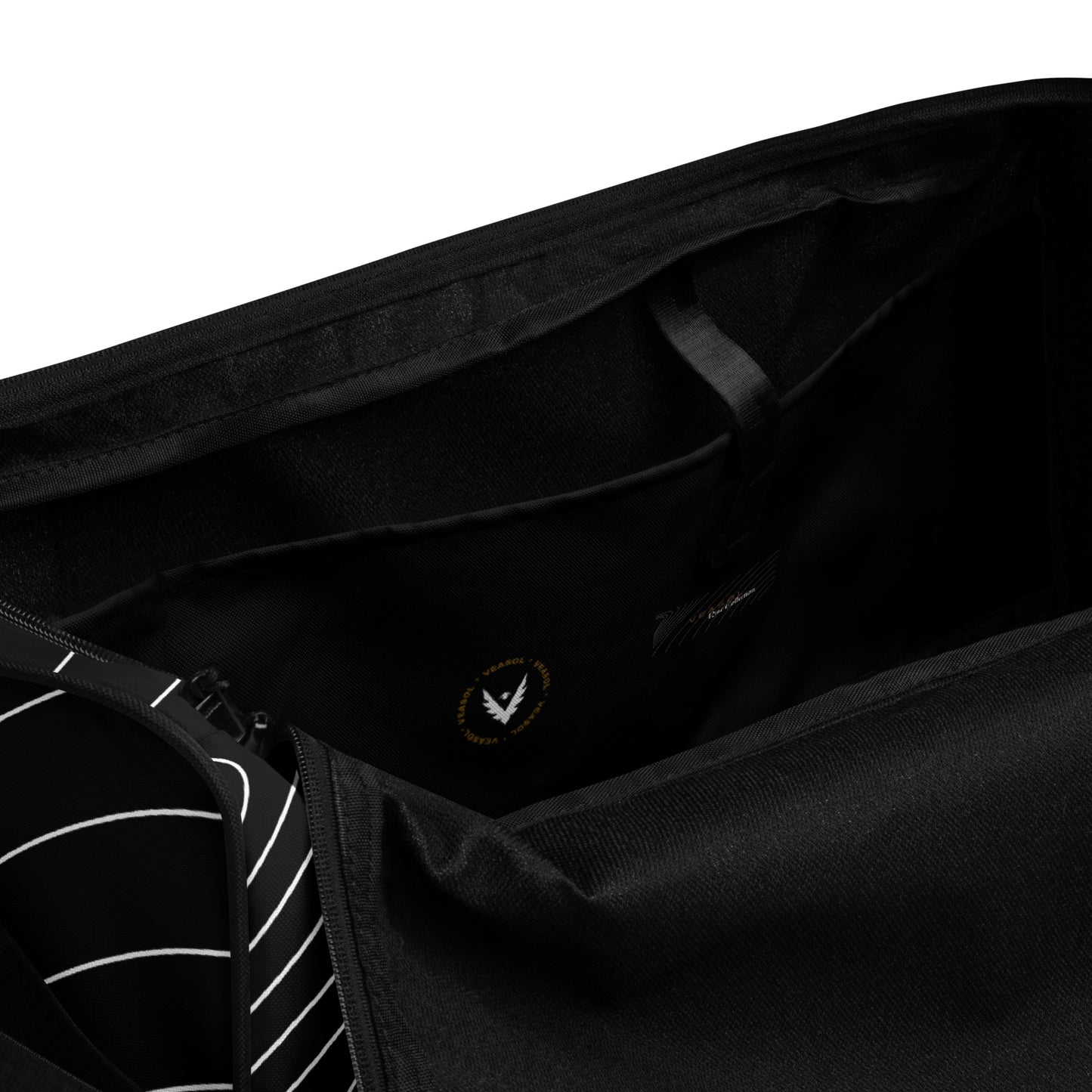 Designer duffle bag