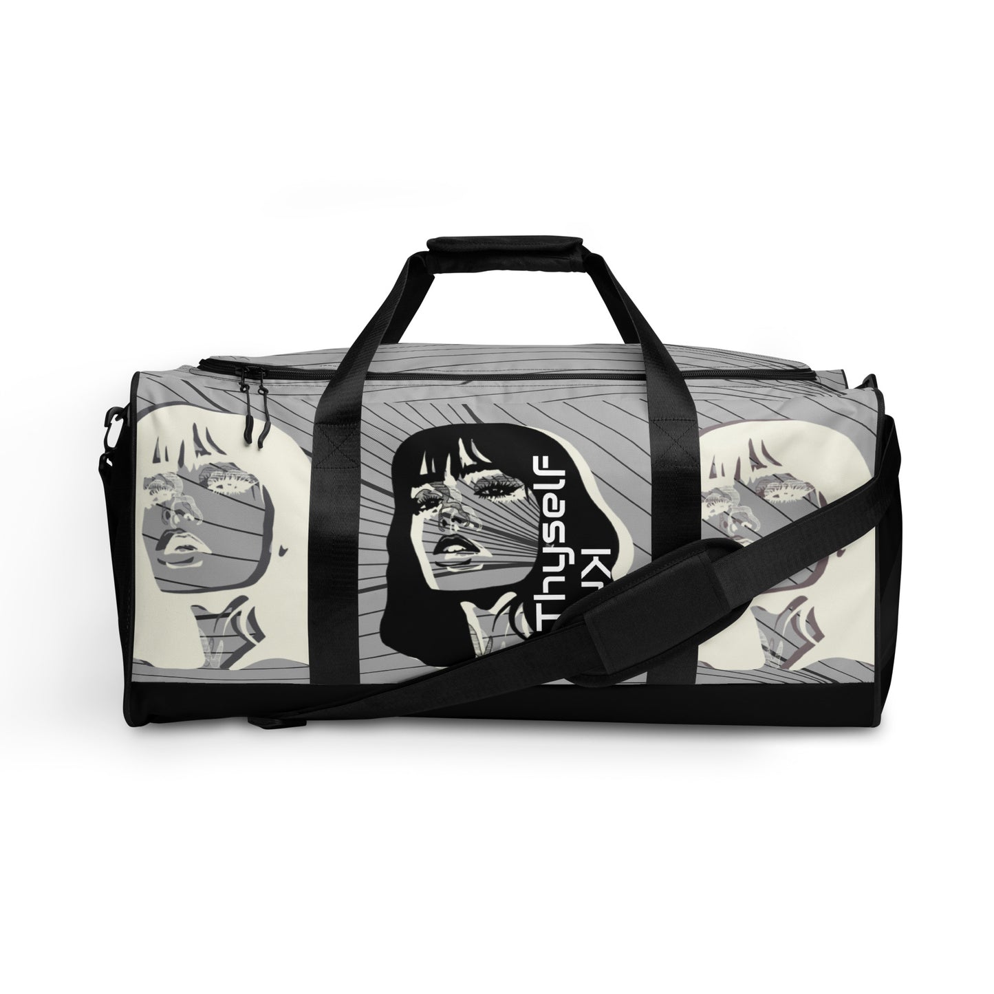 Designer duffle bag