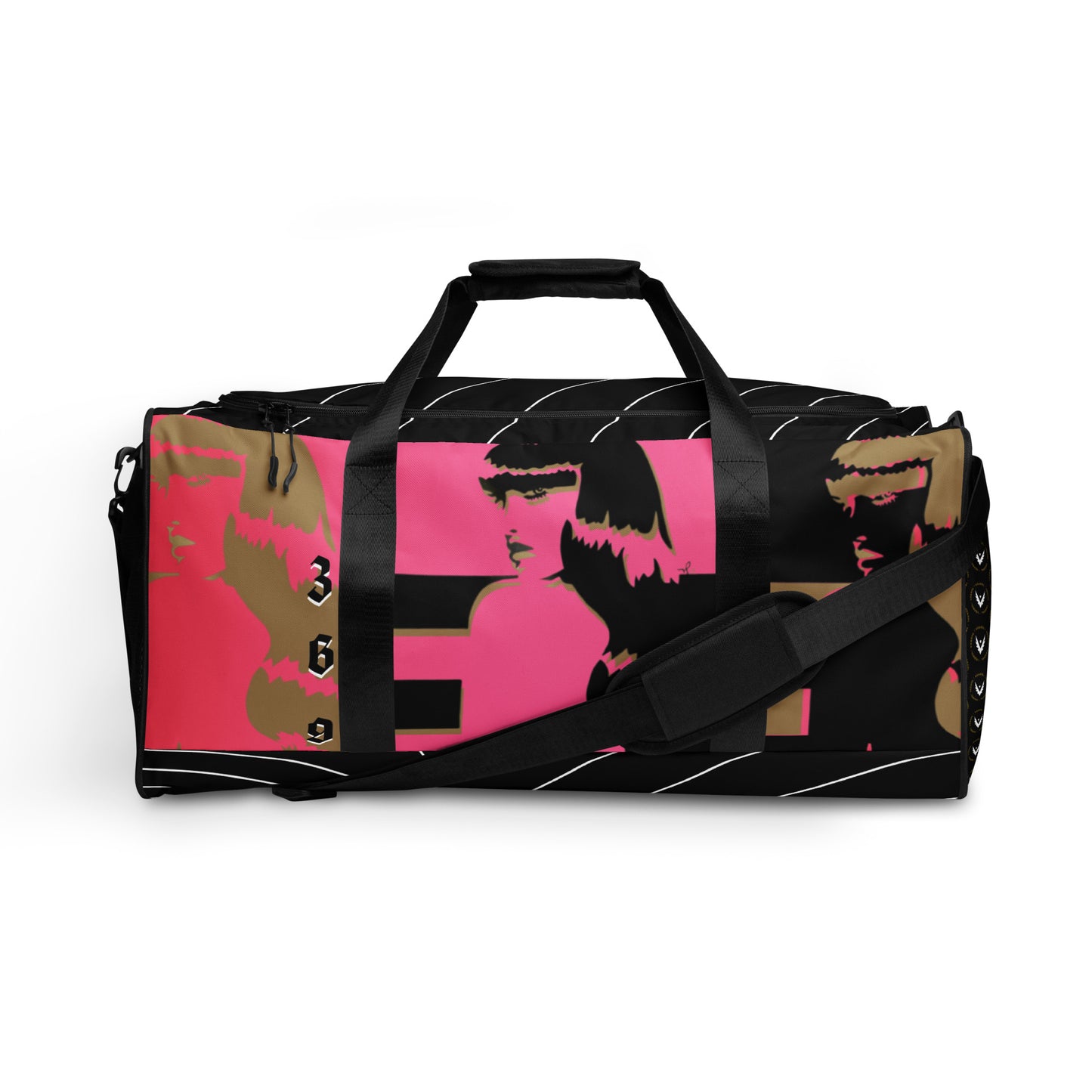 Designer duffle bag