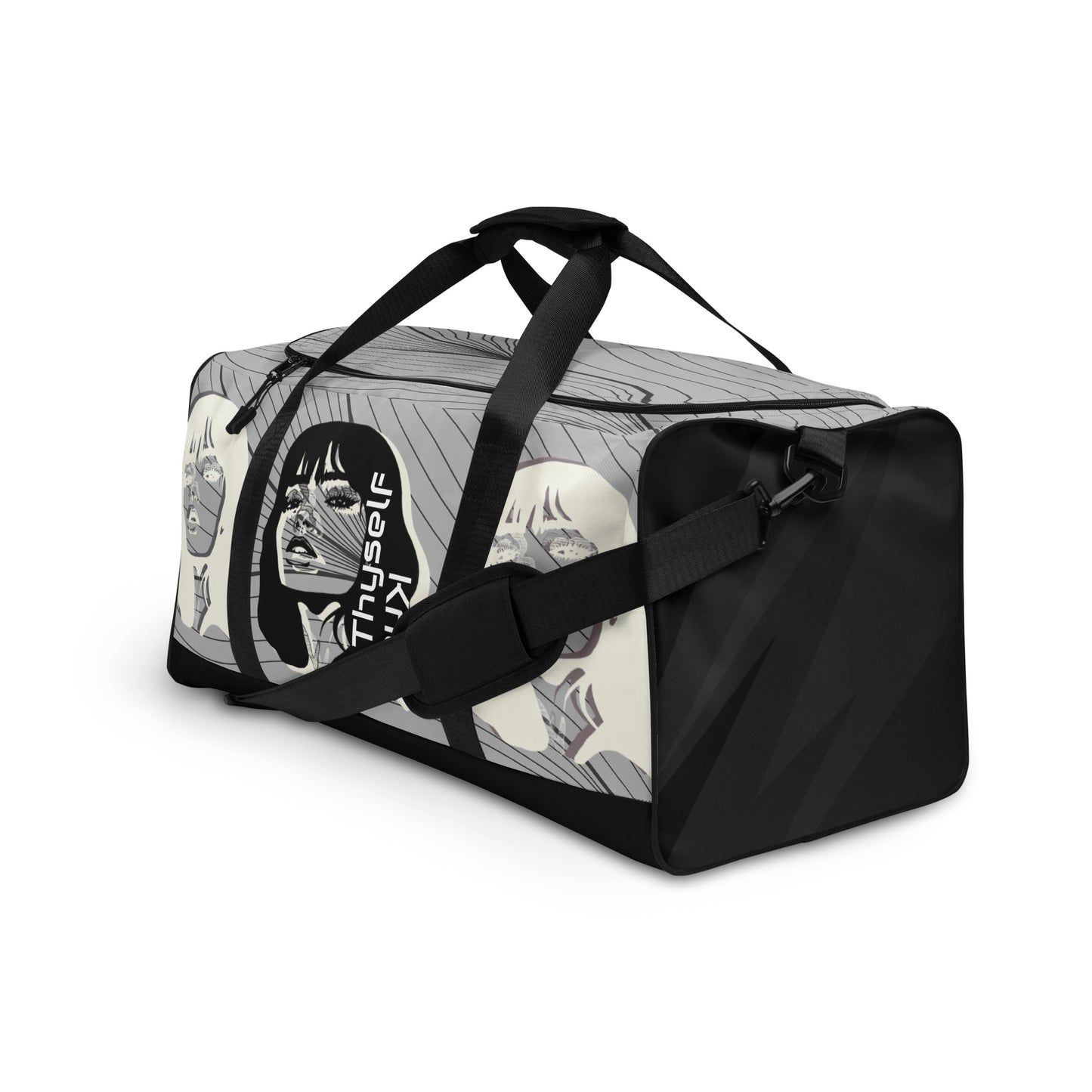 Designer duffle bag