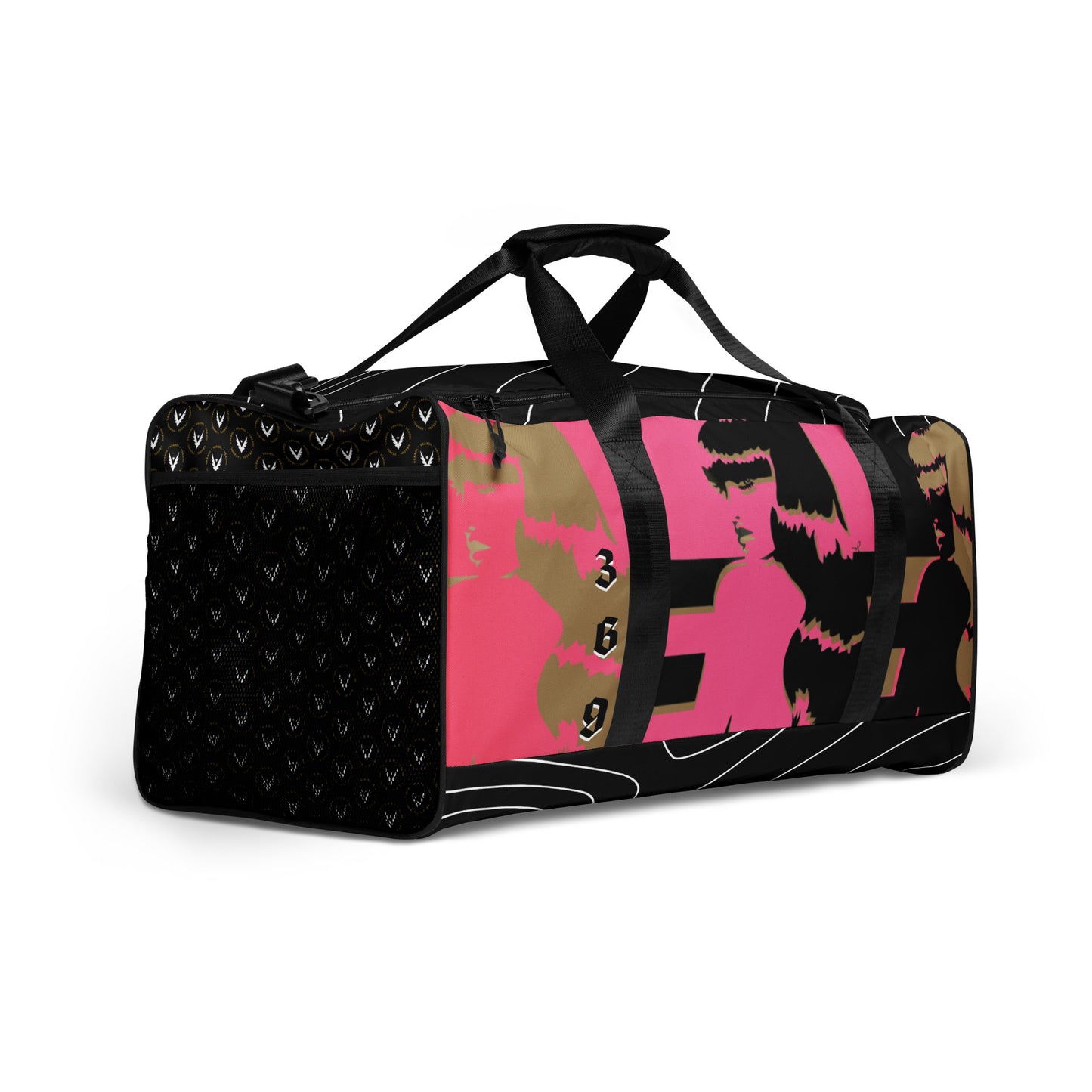 Designer duffle bag