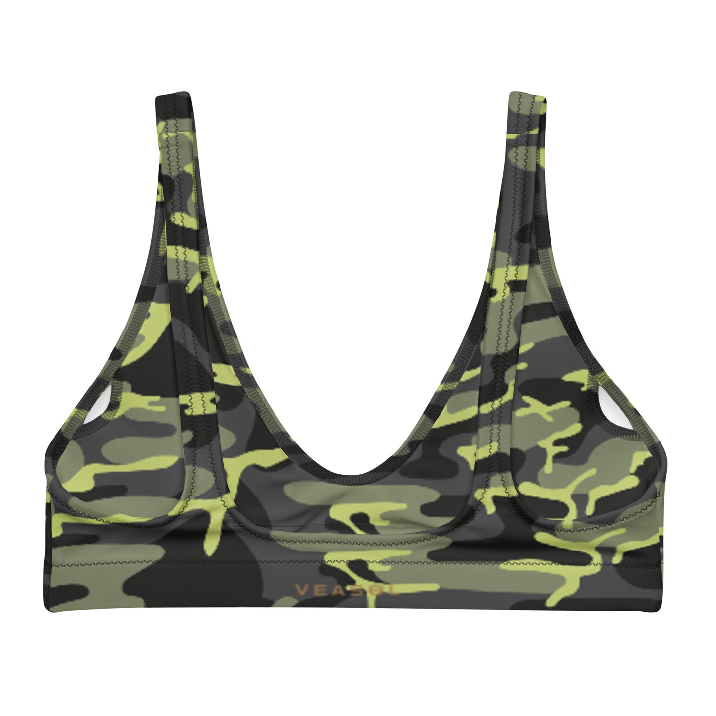 Green Camp yoga top