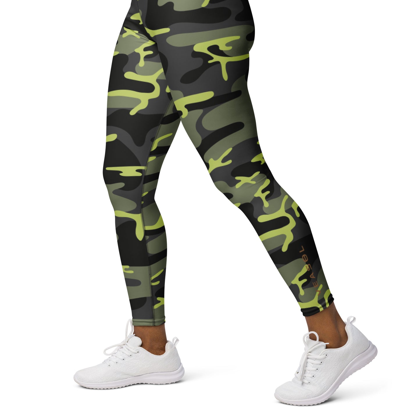 Green Camo yoga leggings